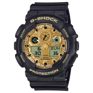 Silver Jewellery: GShock Duo Black and Gold GA100GGB-1A9