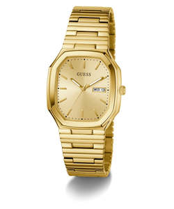 Guess Watches: GUESS Mens Gold Tone Date Watch GW0978G2