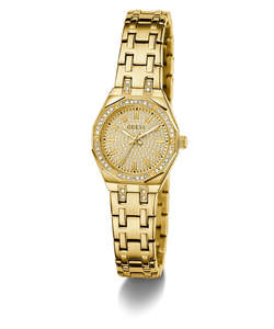 Guess Watches: GUESS Ladies Pixie Gold Tone Analog Watch GW930L2