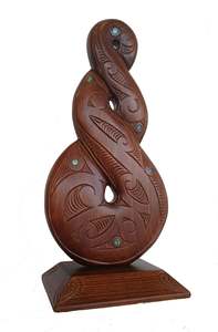 Wooden Double Twist On a Base WM855 60cm