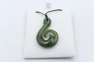 New Zealand Greenstone Koru - MJ40