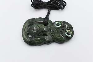 New Zealand Greenstone Hei Tiki 60mm