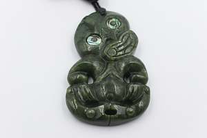New Zealand Greenstone Hei Tiki 80mm