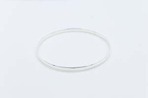 Sterling Silver Solid Bangle SCYB19