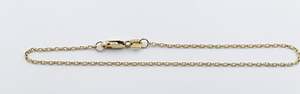 Gold Bracelets: 9ct Gold Oval Belcher Bracelet