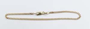 9ct Gold Solid Curb Link Bracelet