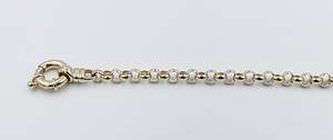 9ct Gold Solid Belcher Bracelet 19cm 5CH319TB