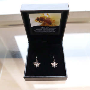 Stg Silver Earrings: Stg Silver Earrings Honey bees