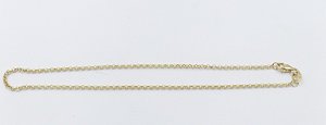9ct Gold Belcher Link Anklet 9YB0.5