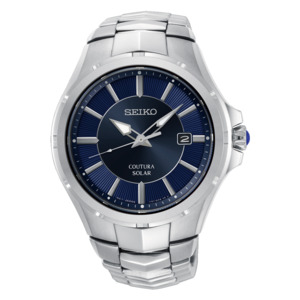 Seiko Mens Coutura Blue Dial Watch - SNE511P