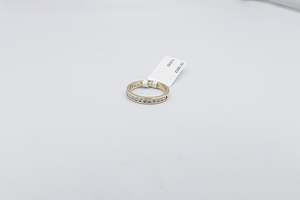 10ct Yellow Gold Lab Grown Diamond Eternity TDW 0.50ct