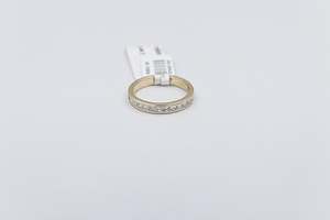 10ct Yellow Gold Lab Grown Princess Cut Diamond Eternity TDW 1.2ct
