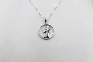 Stg silver Saint Christopher Pendent SSTCH219