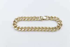 Gold Plated On steel Curb Bracelet T302506397
