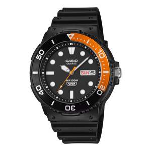 Watches: Casio Mens marine Orange Accent Watch - MRW-230H-1E4V