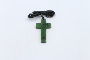 Greenstone Carving Collection: New Zealand Greenstone Cross