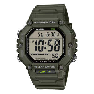 Casio Watches: Casio Large Digi Watch - AE1600HX-3A extra Long Strap