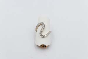 Gold Ladies Rings: 10K Gold Lab Diamond Dress Ring TDW 1ct LGR48782