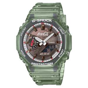 Silver Jewellery: Coca-Cola® collaboration model Gshock GA-2100CC-3A