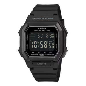 Casio Black Digital Vibrate Alarm Watch - W738H-1BV