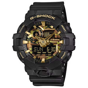 Gshock BOLD CAMO SERIES CAMO AND GOLD GA700CF-1A