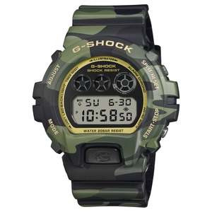Gshock BOLD CAMO SERIES CAMO AND GOLD DW6900CMG-3