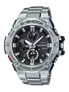 G Shock G Steel Bluetooth Solar Silver Watch - GST-B100D-1A