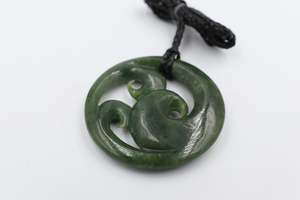 New Zealand Greenstone Triple Koru