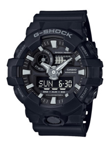 G Shock Black/Grey Analog-Digit Watch - GA-700-1B