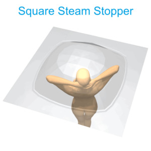 Products: Square Steam Stopper - Stop Bathroom Condensation