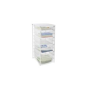 Elfa Freestanding 45 Series Drawer Kit with 5 Mesh Baskets & Top