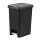 Pedal Bin with Touch Top Open Lid 10L Black