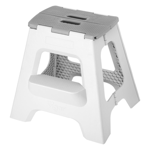 Vigar Folding Step Stool 40cm with Step Grey