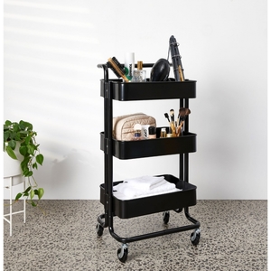 Products: Trolley 3 Tier Black