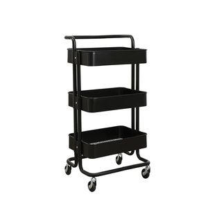 Products: Trolley 3 Tier Black