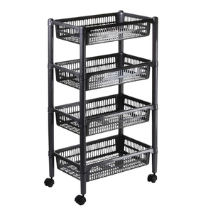 Trolley 4 Tier Charcoal