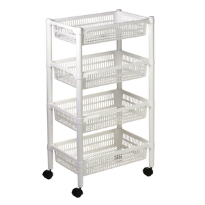 Products: Trolley 4 Tier White