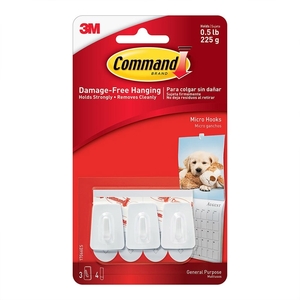 Products: Command Micro Hooks 3 Pack
