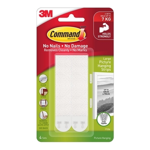 Products: Command Picture Hanging Strips Large 4 Pack