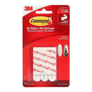 Products: Command Refill Strips Medium 9 Pack
