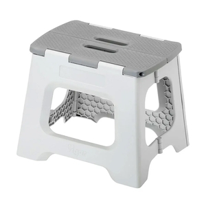 Vigar Folding Step Stool 27cm Grey