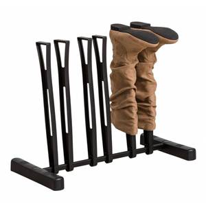 Black Boot Rack 3 Pair