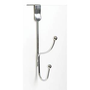 Products: 2 Hook Chrome Over Door Hanger