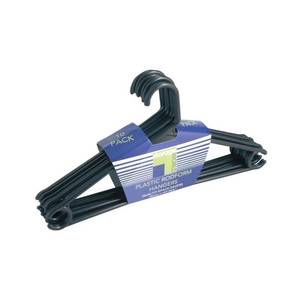 Plastic Rodform Coat Hanger 10Pack