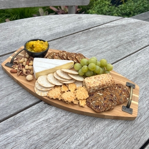 Products: Bamboo Tapas Board With Handles