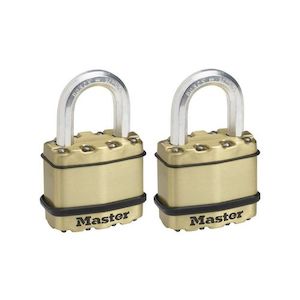 Locks Keys: Master Lock Excell Laminated Steel Padlock 45mm - 2 Pack M1BTAU