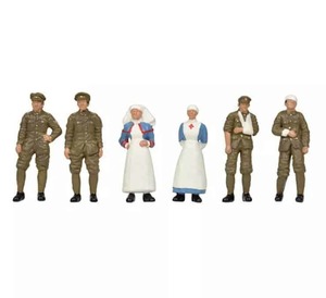 Products: Bachmann Branchline 36-409 WW1 Medical Staff & Soldiers OO Scale Figure set
