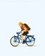 Preiser 28175 Bicycle courier HO Gauge Figures
