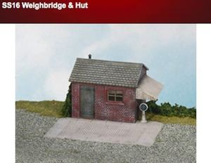 Products: Wills SS16 Weighbridge & Hut OO Scale