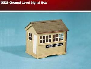 Wills SS29 Ground Level Signal Box OO Scale
